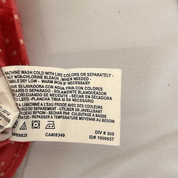 Gloria Vanderbilt NEW AMANDA Capri Jean Classic Fit Size 10-CORALw/Polka Dot NWT - Picture 13 of 14